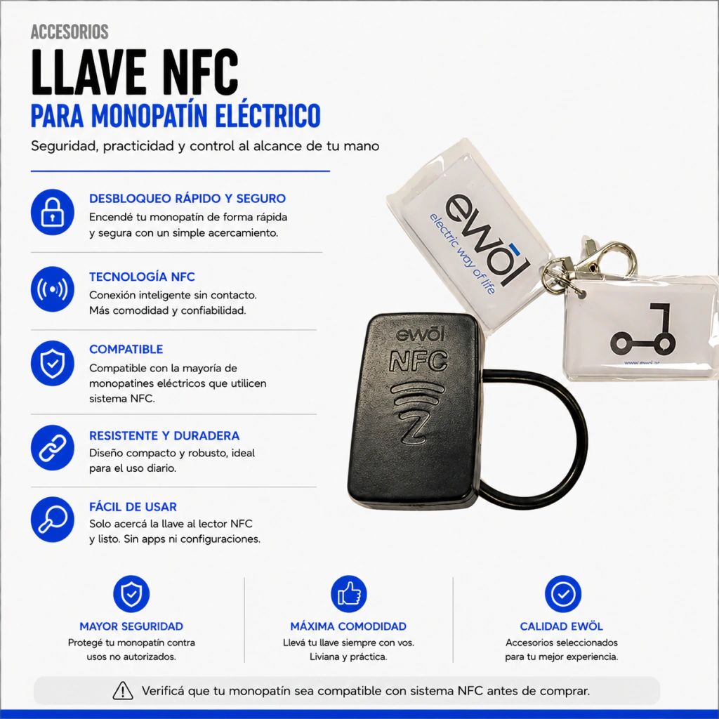 Kit De Encendido Por Nfc Para Monopatín Eléctrico